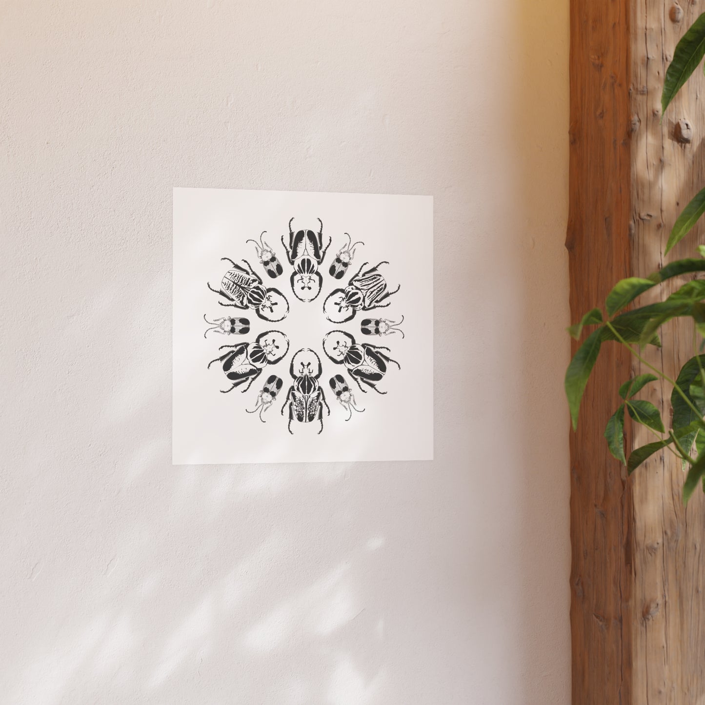 Insects in Radial Symmetry Art Print