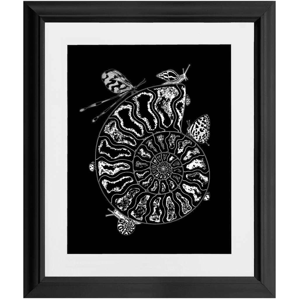 World's Apart (Dark Background) Art Print