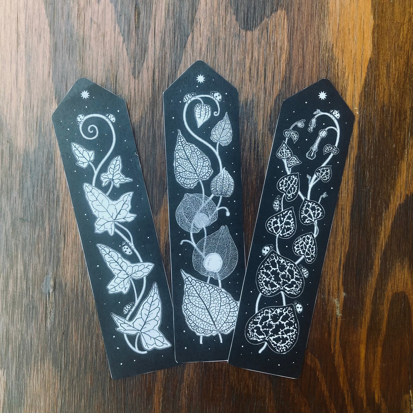 Ladybug on Vines Printable Bookmark Set (Digital Download)