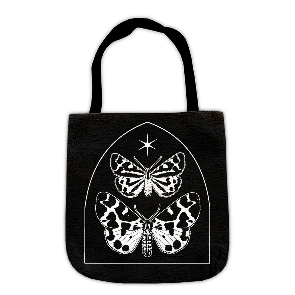 Tiger Moths Woven Tote Bag