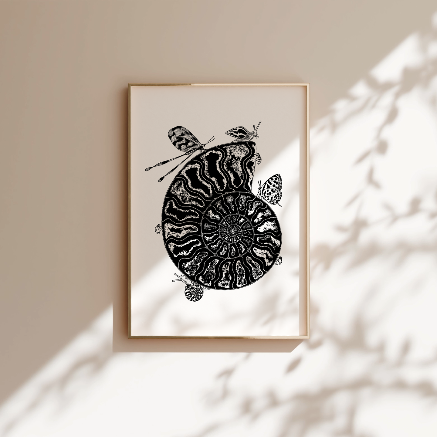 World's Apart (Light Background) Art Print