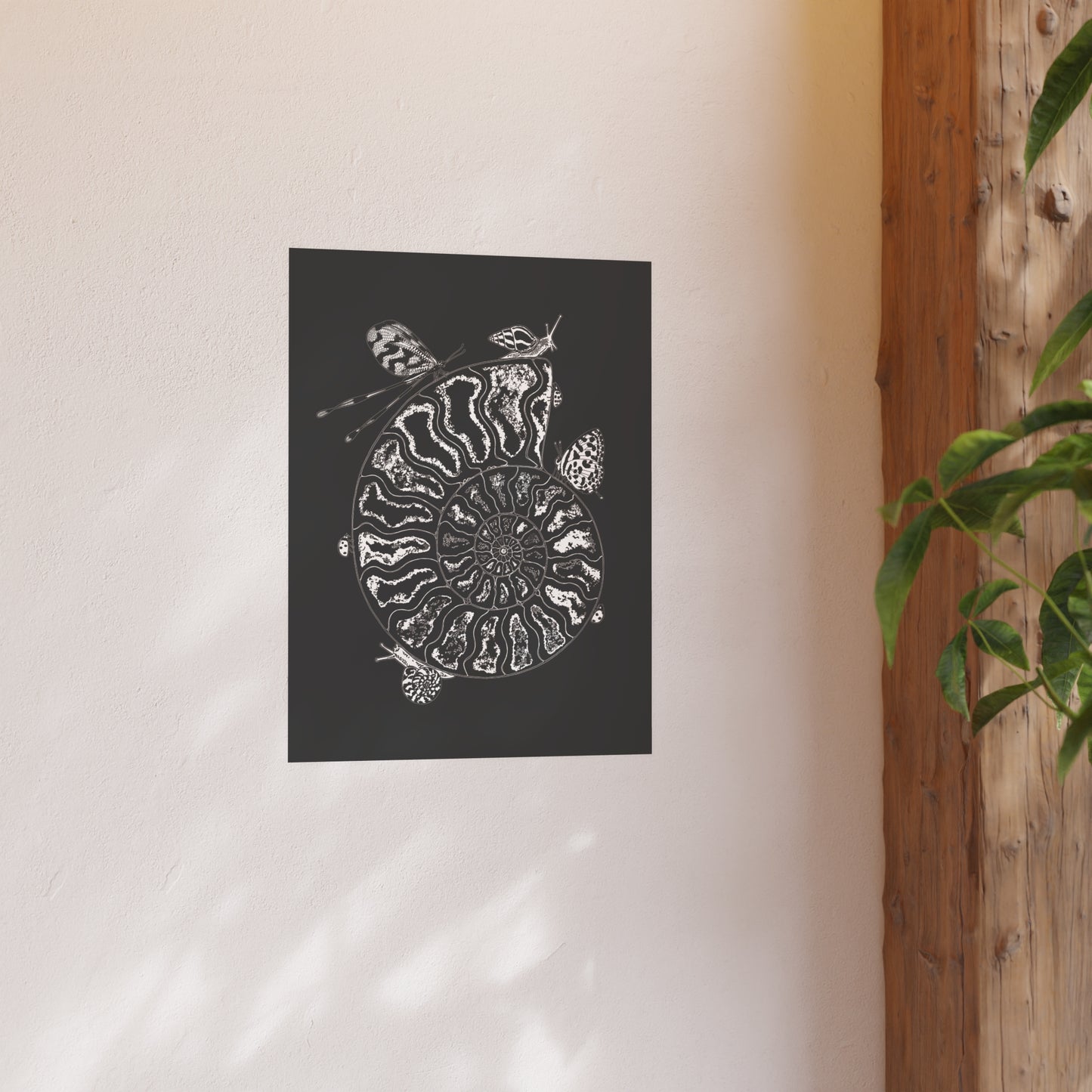 World's Apart (Dark Background) Art Print