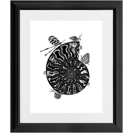 World's Apart (Light Background) Art Print