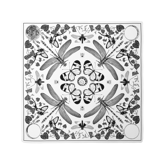 Light Glasswing Silk Scarf