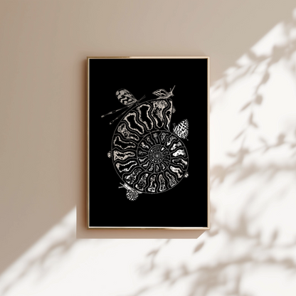 World's Apart (Dark Background) Art Print