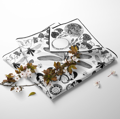 Light Glasswing Silk Scarf